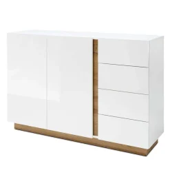 Wohnen Küchenschränke|Sideboards*138x91x40 cm Wohnzimmer Kommode zweifarbig - Myrda