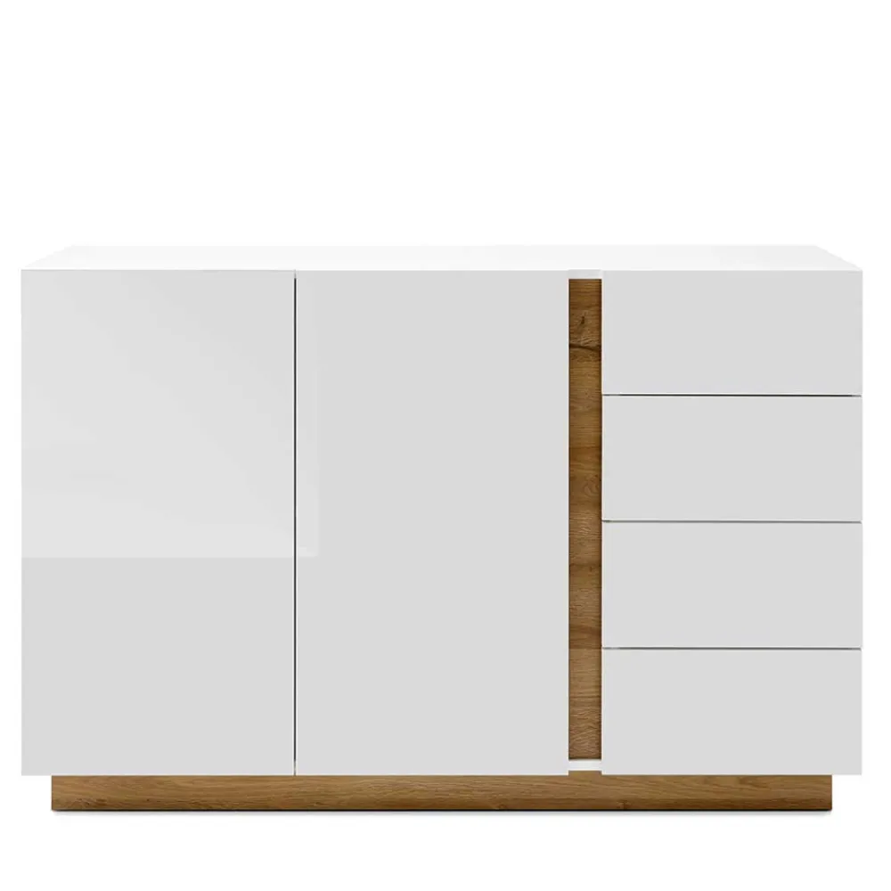 Wohnen Küchenschränke|Sideboards*138x91x40 cm Wohnzimmer Kommode zweifarbig - Myrda