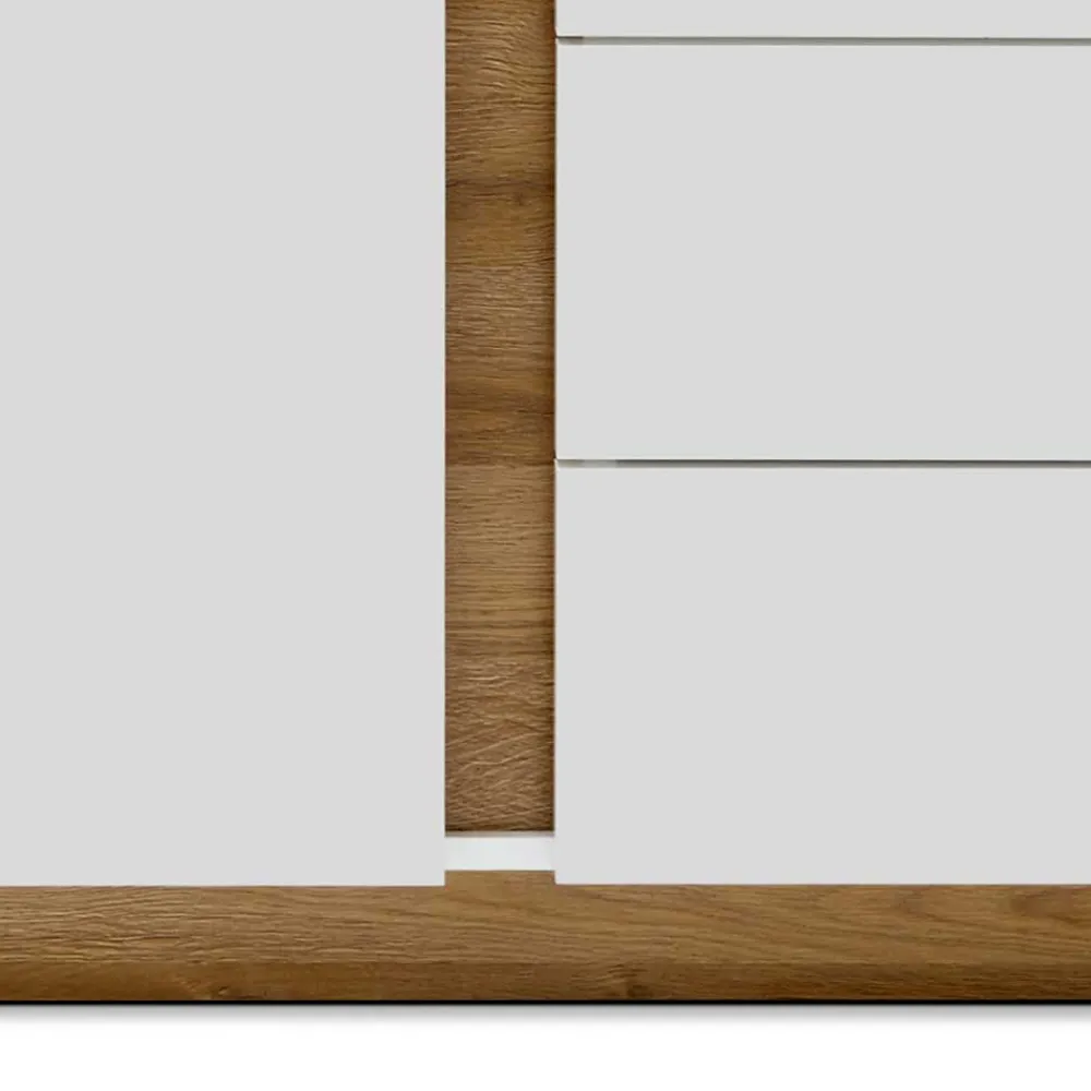 Wohnen Küchenschränke|Sideboards*138x91x40 cm Wohnzimmer Kommode zweifarbig - Myrda