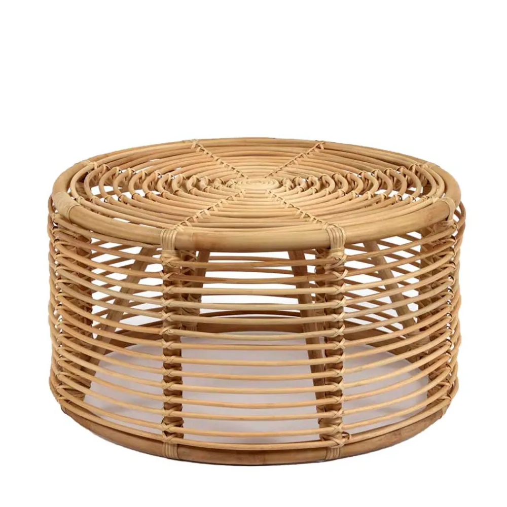 Wohnen Rattanmöbel*66x36x66 Couchtisch aus Rattan Geflecht - Phildel
