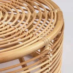 Wohnen Rattanmöbel*66x36x66 Couchtisch aus Rattan Geflecht - Phildel