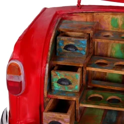 Wohnen Esszimmerschränke*168x80x72 Design Bar Schrank in Auto Optik - Rabbia