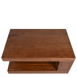 Wohnen Naturholzmöbel|Tische*90x40x60 Design Couchtisch aus massivem Holz - Macherie