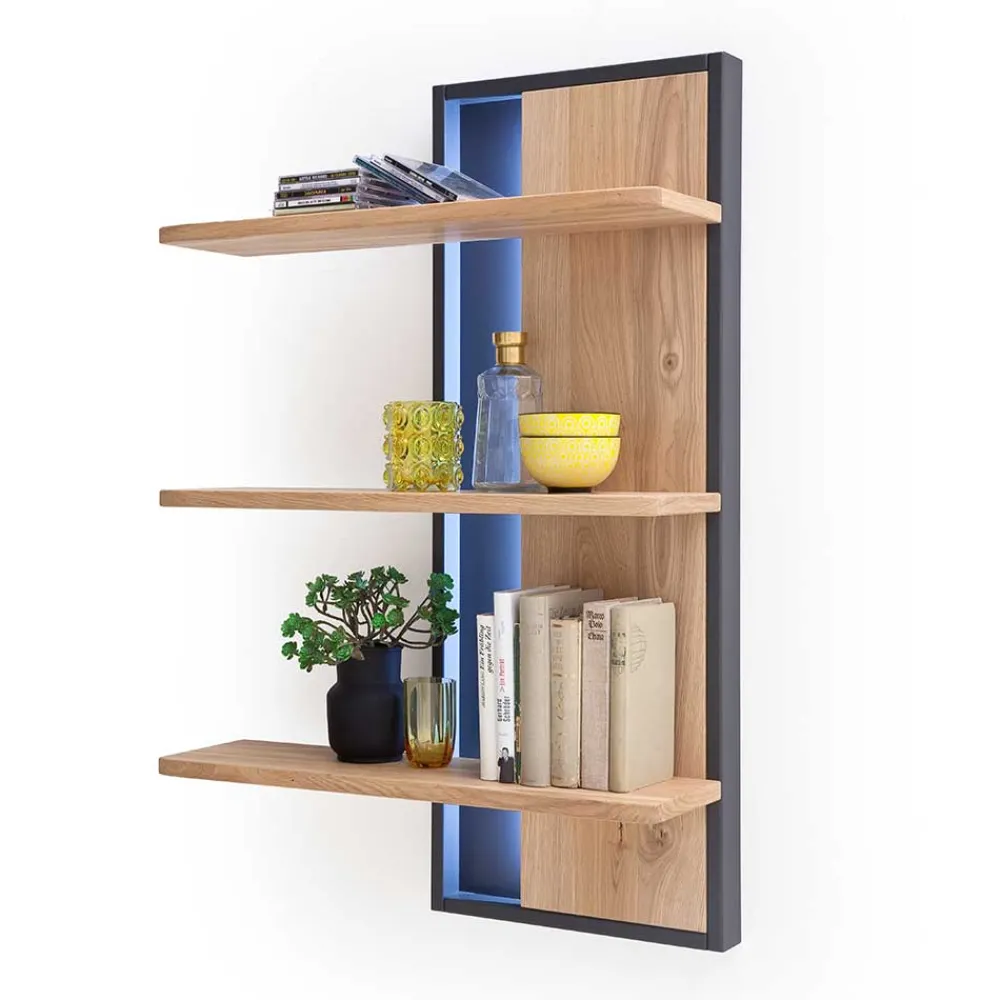 Wohnen 70x105x25 Design Hängeregal mit 3 Böden - Assela