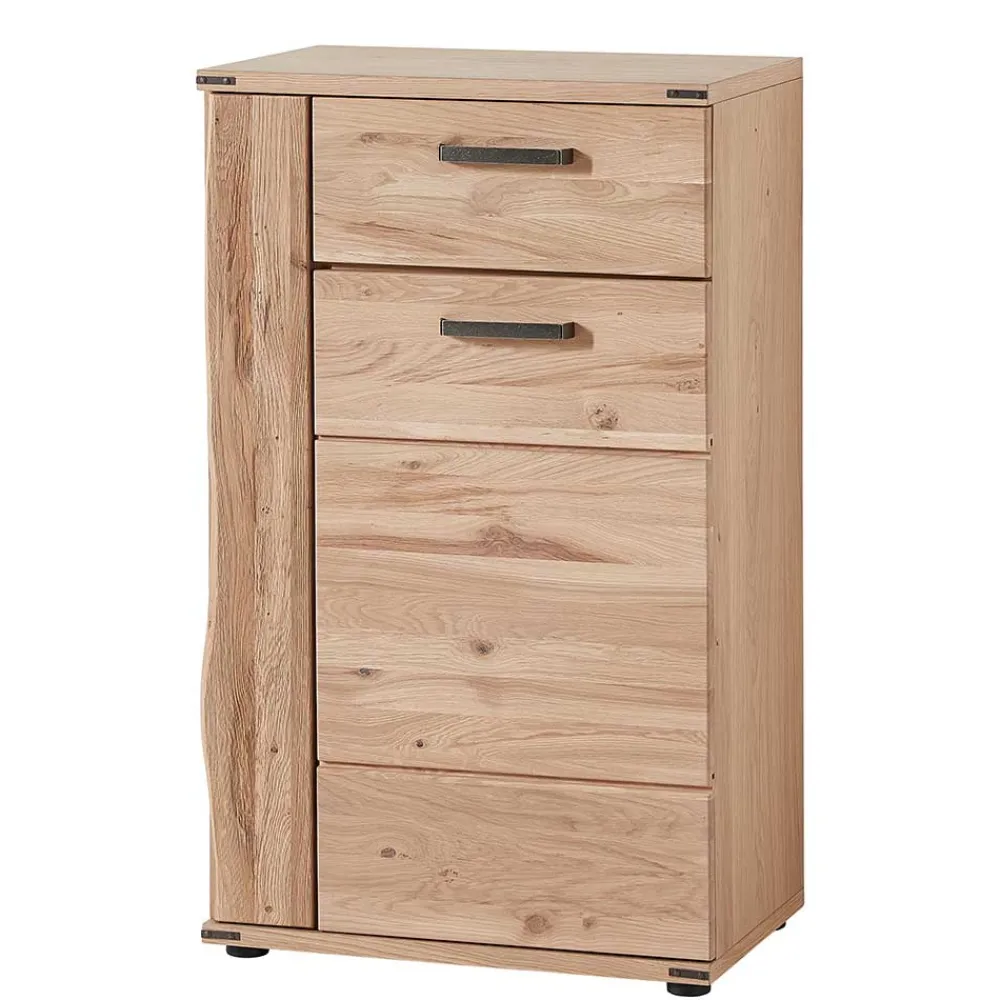 Wohnen 65x109x41 Design Hochkommode in Wildeiche - Konvava