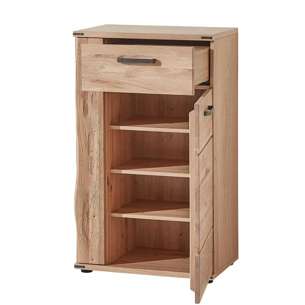 Wohnen 65x109x41 Design Hochkommode in Wildeiche - Konvava