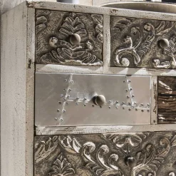 Wohnen 55x105x40 Design Hochkommode mit sieben Schubladen - Moonshine