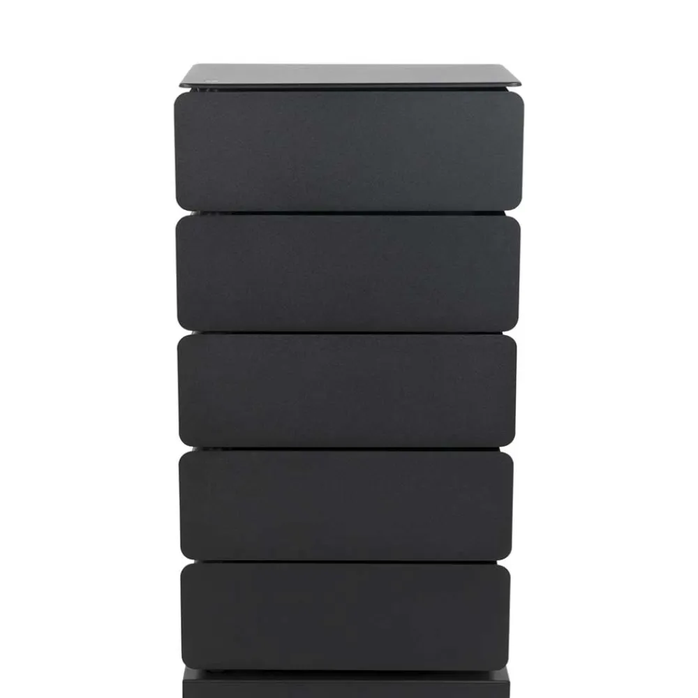 Wohnen 37x73x26 Design Kommode mit fünf Schubladen - Locoro