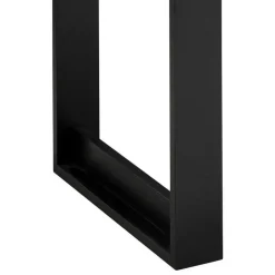 Wohnen 110x76x50 Design Schreibtisch in Eiche & Schwarz - Flossi