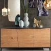 Wohnen 165x76x47 Design Sideboard mit drei Türen - Eric