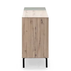 Wohnen Graue Möbel|Küchenschränke*180x84x45 Design Sideboard zweifarbig - Ajevos