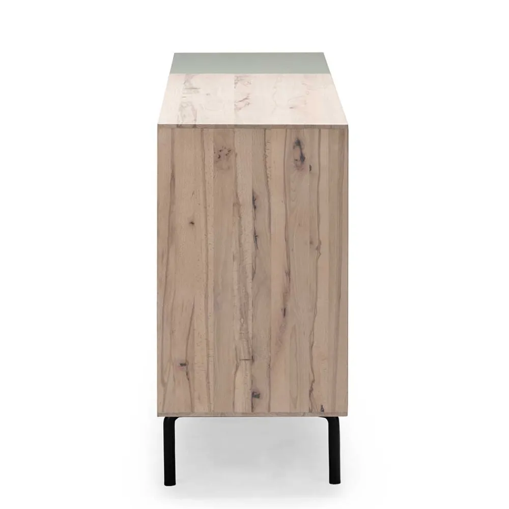 Wohnen Graue Möbel|Küchenschränke*180x84x45 Design Sideboard zweifarbig - Ajevos