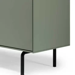 Wohnen Graue Möbel|Küchenschränke*180x84x45 Design Sideboard zweifarbig - Ajevos