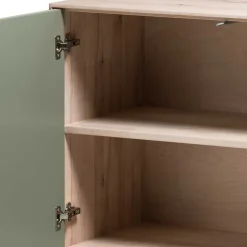 Wohnen Graue Möbel|Küchenschränke*180x84x45 Design Sideboard zweifarbig - Ajevos