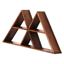 Wohnen 70x35x10 Design Wandregal Dreiecke - Rundo