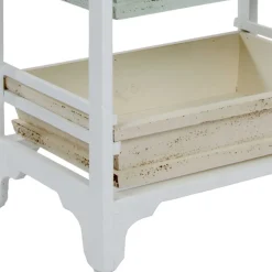 Wohnen 54x86x32 Designer Regal aus Kiefer im Shabby Chic - Caprera