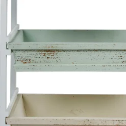 Wohnen 54x86x32 Designer Regal aus Kiefer im Shabby Chic - Caprera