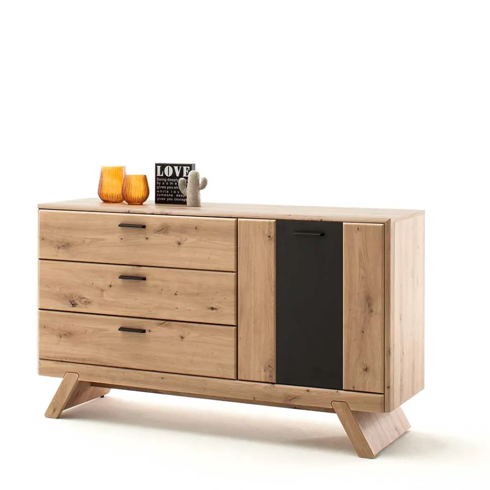 Wohnen Sideboards & Kommoden|Sideboards & Kommoden*144x84x44 Designer Sideboard zweifarbig - Larinca
