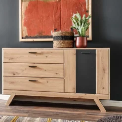 Wohnen Sideboards & Kommoden|Sideboards & Kommoden*144x84x44 Designer Sideboard zweifarbig - Larinca