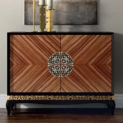 Wohnen 128x100x52 Designkommode mit Türen - Strada