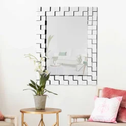 Wohnen 65x85x3 Designspiegel mit tollem Rahmen - Yelna