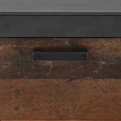 Wohnen 80x44x42 Dielenbank mit Klappe & Sockelgestell - Timuras