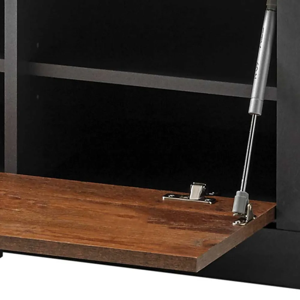 Wohnen 80x44x42 Dielenbank mit Klappe & Sockelgestell - Timuras