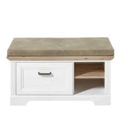 Wohnen 93x49x41 Dielenbank mit Stauraum - Nurelcas