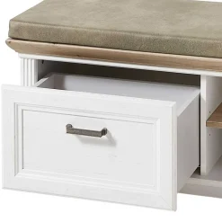 Wohnen 93x49x41 Dielenbank mit Stauraum - Nurelcas