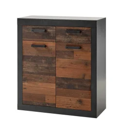 Wohnen Esszimmerschränke*92x104x42 Dielenkommode in Holz Antik Optik - Timuras