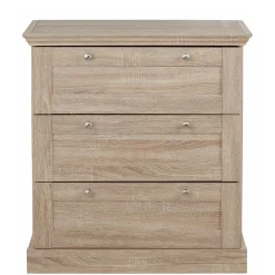 Wohnen 75x80x35 Dielenkommode in Holznachbildung Eiche - Onjedda