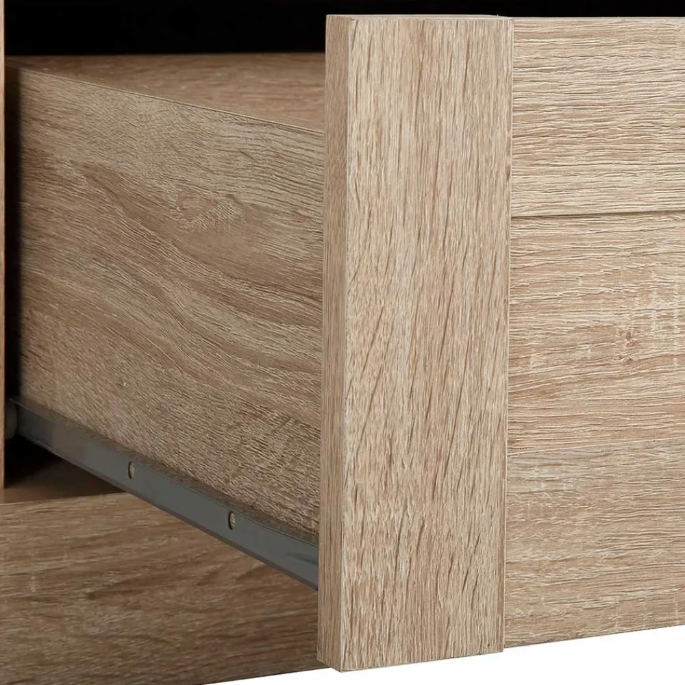 Wohnen 75x80x35 Dielenkommode in Holznachbildung Eiche - Onjedda