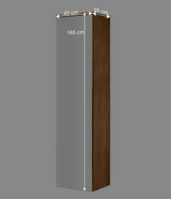 Wohnen 40x165x35 Dielenschrank für die Wandmontage - Sotunes