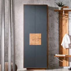 Wohnen 72x198x37 Dielenschrank in Anthrazit - Mandrey