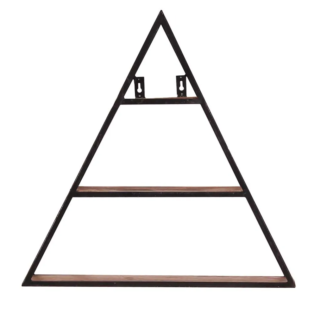 Wohnen Esszimmerregale|Regale*50x50x13 Dreieck Wandregal mit drei Böden - Mendoza
