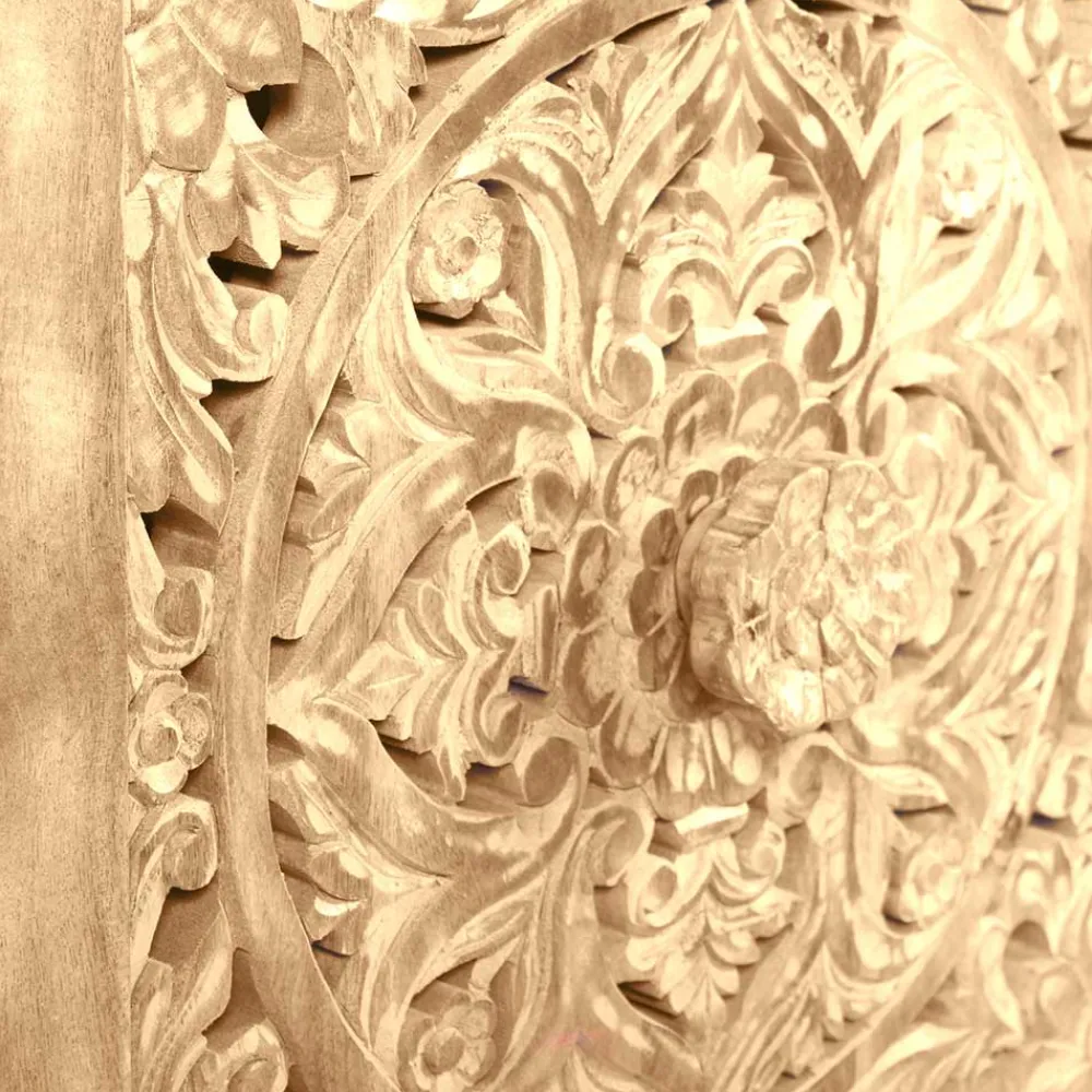 Wohnen Nachttische|Vintage Möbel*60x65x40 Etho Style Schrank Sandfarben - Runiasa