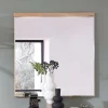 Wohnen 80x85x2 Facettenschliff Spiegel mit Holz - Latenda