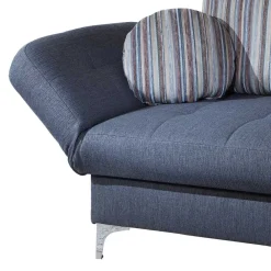 Wohnen 182x79x86 Federkern Schlafsofa in Blau - Curtici