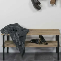 Wohnen Schuhschränke*100x45x34 Flurbank mit Schuhablage - Fuladoma