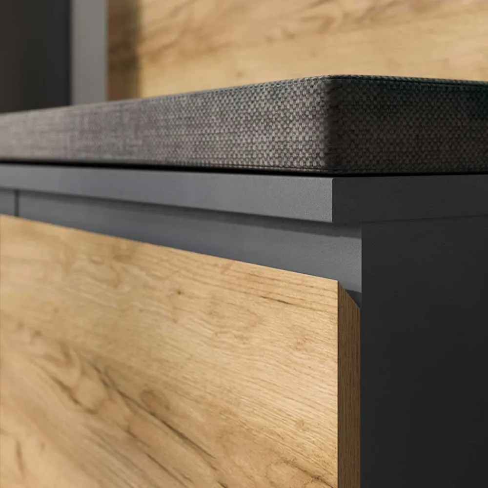 Wohnen 96x40x40 Flurbank mit zwei Türen - Orsecca