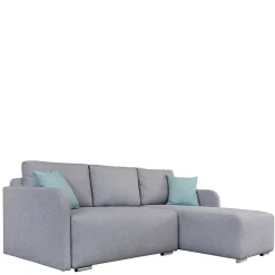 Wohnen Schlafsofas*215x95x165 Funktionsecke in Grau - Grandessa