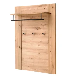 Wohnen Bürogarderoben*85x122x27 Garderobe in Eiche Nachbildung - Larinca