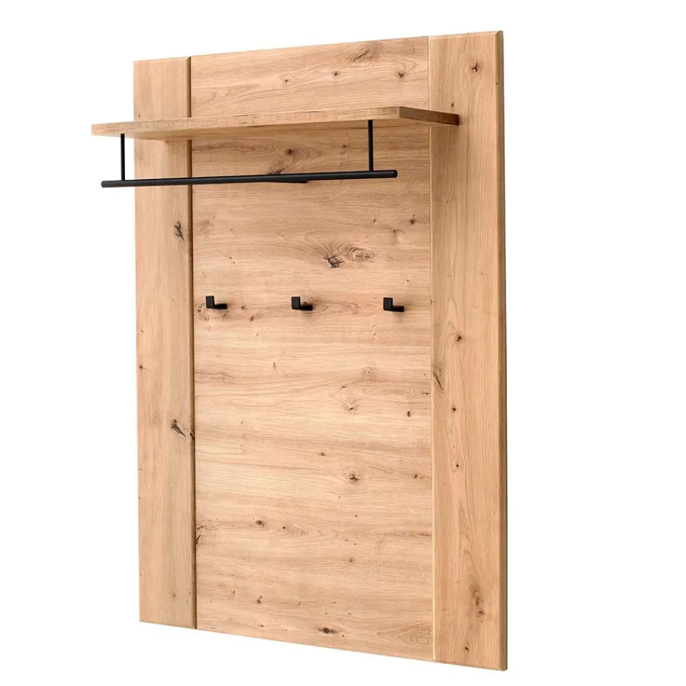 Wohnen Bürogarderoben*85x122x27 Garderobe in Eiche Nachbildung - Larinca
