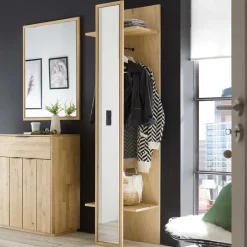 Wohnen Garderoben|Garderoben*50x198x38 Garderobe mit Spiegel - Vardriva