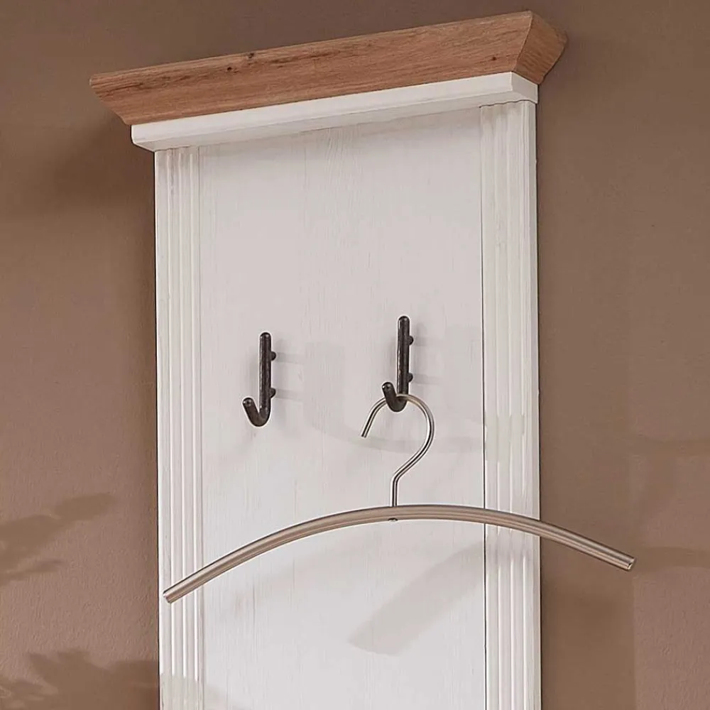 Wohnen Garderoben|Garderoben*41x195x9 Garderobenpaneel mit 4 festen Haken - Nurelcas