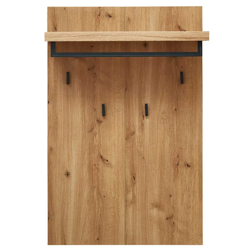 Wohnen Garderoben|Garderoben*70x108x31 Garderobenpaneel mit durchgehender Rückwand - Elprisca