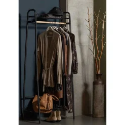 Wohnen Schwarze Möbel|Kleiderständer*70x167x41 Garderobenständer im Skandi Design - Jendras