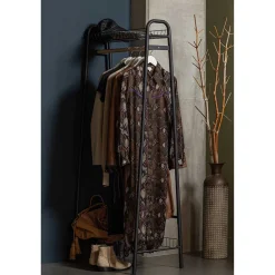 Wohnen Schwarze Möbel|Kleiderständer*70x167x41 Garderobenständer im Skandi Design - Jendras