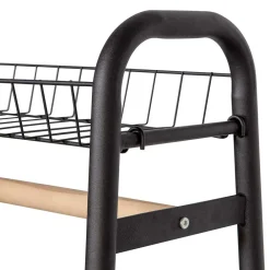 Wohnen Schwarze Möbel|Kleiderständer*70x167x41 Garderobenständer im Skandi Design - Jendras