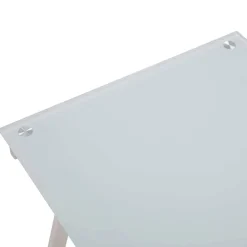 Wohnen Bürotische*113x73x58 Glas Schreibtisch mit Vierfußgestell - Isacco